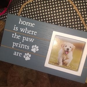 Wall hanging with picture frame